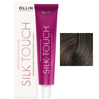 Безаммиачный стойкий краситель для волос Silk Touch, 6/17 темно-русый пепельно-коричневый, 60 мл