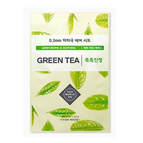 Etude House 0.2 Therapy Air Mask Green Tea - Маска тканевая для лица с экстрактом зеленого чая, 20 мл