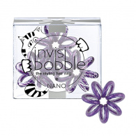 Invisibobble Nano Meow Ciao - Резинка для волос, цвет мерцающий фиолетовый, 3 шт