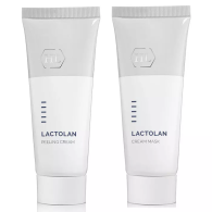 Набор Lactolan: Ферментативный пилинг-крем, 70 мл + Питательная маска, 70 мл
