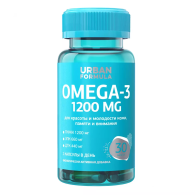 Комплекс "Омега -3" для красоты и молодости кожи, памяти и внимания 1200 мг, 30 капсул