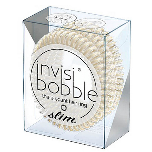 Invisibobble Slim Stay Gold - Резинка-браслет для волос, цвет золото, 3 шт