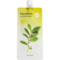 Увлажняющая маска для лица Pure Source Pocket Pack Green Tea, 10 мл