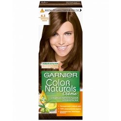 Garnier Color Naturals - Краска для волос, тон 4.3, Золотой каштан, 110 мл