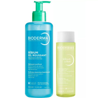 Набор для очищения жирной кожи: гель 400 мл + лосьон 200 мл