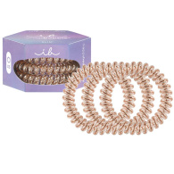Резинка-браслет для всех типов волос Premium Bronze me Pretty, 3 шт