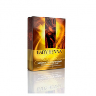 Lady Henna - Натуральная краска для волос Золотисто-коричневая, 100 мл Lady Henna - Натуральная краска для волос Золотисто-коричневая, 100 мл