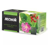 Травяной чай "Лесной", 25 фильтр-пакетов х 1,2 г