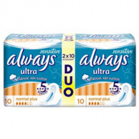 Always Ultra Normal Sensitive Duo - Прокладки гигиенические, 20 шт Always Ultra Normal Sensitive Duo - Прокладки гигиенические, 20 шт