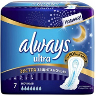 Always Night Deo Single - Прокладки гигиенические, 7 шт Always Night Deo Single - Прокладки гигиенические, 7 шт