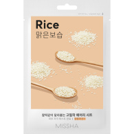 Освежающая маска для лица  с экстрактом риса для огрубевшей тусклой кожи, 19 г