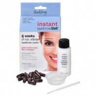 Godefroy Eyebrow Tint Medium Brown - Краска-хна в капсулах для бровей, тон коричневый, 15 шт Godefroy Eyebrow Tint Medium Brown - Краска-хна в капсулах для бровей, тон коричневый, 15 шт