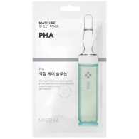 Тканевая отшелушивающая маска с PHA кислотами для чувствительной кожи лица, 28 мл