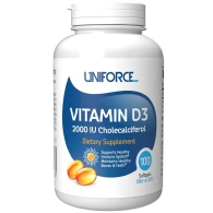 Витамин D3 2000 IU, 100 капсул