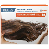 Промонабор: Лосьон для снижения выпадения волос у женщин, 3 x 30 мл + Шампунь для ухода за ослабленными, выпадающими волосами, 100 мл