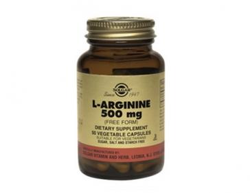 Аминокислота для расширения сосудов и формирования мышечной ткани L-аргинин, 50 капсул х 500 мг