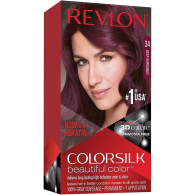 Набор для окрашивания волос в домашних условиях: Крем-активатор + Краситель + Бальзам, 34 Глубокий бордовый