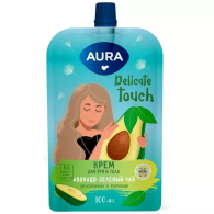 Увлажняющий крем для рук и тела "Авокадо и зеленый чай" Delicate Touch, 100 мл