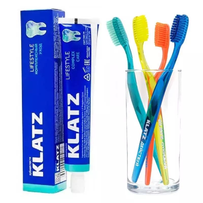 Набор Lifestyle: Зубная паста "Комплексный уход", 75 мл + Зубная щетка