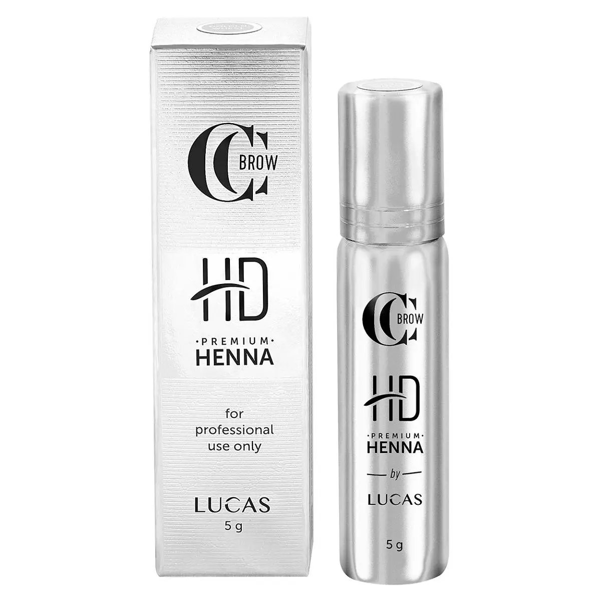 Хна для бровей Premium Henna HD, Серо-коричневый, 5 г