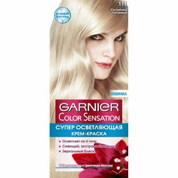 Garnier Color Sensation - Краска для волос, тон 111, Ультра платина, 110 мл