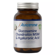 Комплекс "Глюкозамин хондроитин MSM + гиалуроновая кислота", 60 таблеток