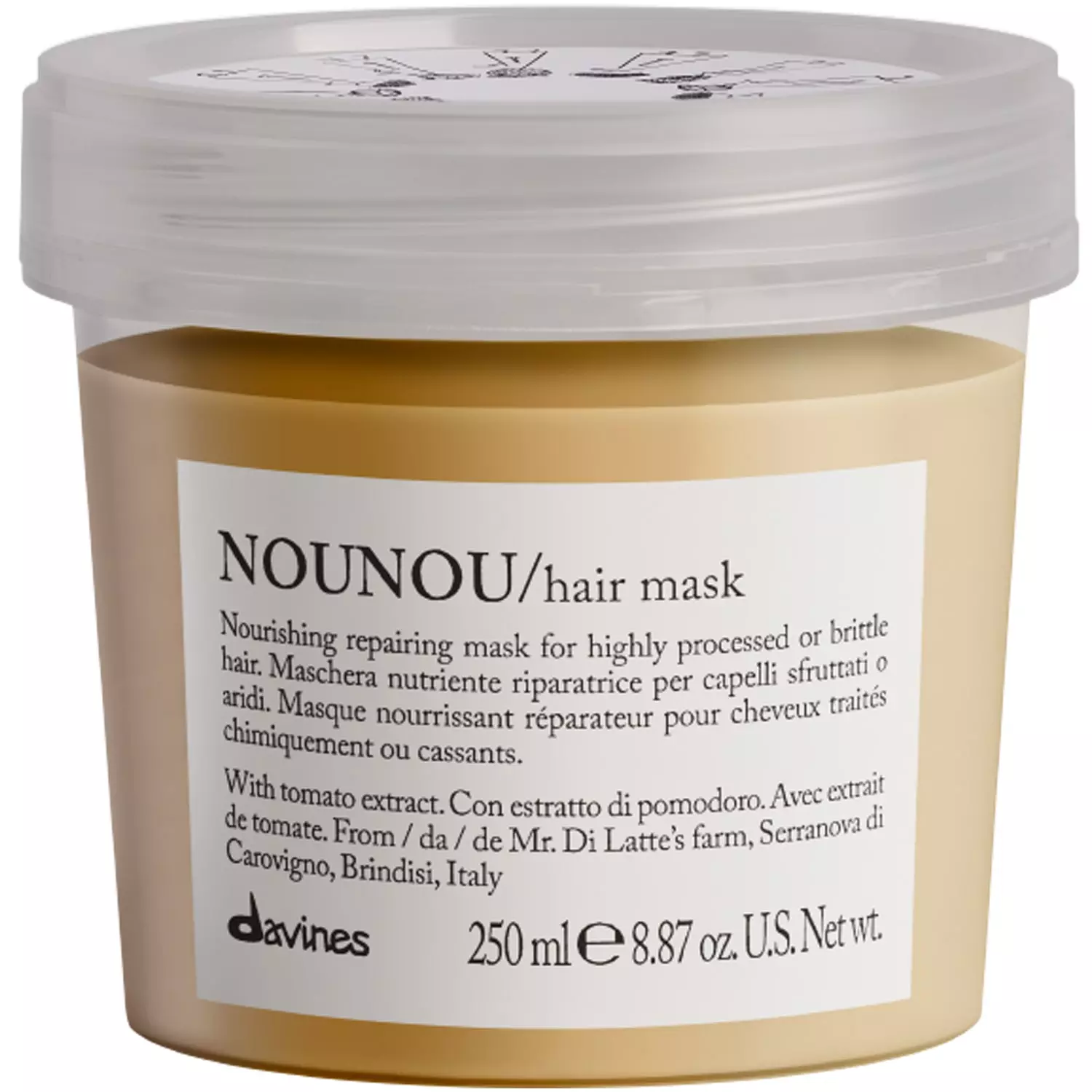 Интенсивная восстанавливающая маска для глубокого питания волос Nounou Hair Mask, 250 мл