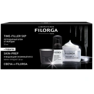 Набор Time-Filler: крем 50 мл + очищающий мусс 30 мл + свеча