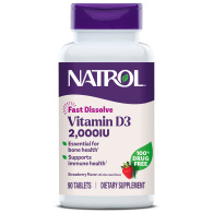 Витамин D3 быстрорастворимый со вкусом клубники 2000, 90 таблеток