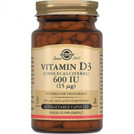 Витамин D3, для костей и зубов 600 ME 60 капсул