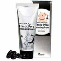 Elizavecca Milky Piggy Elastic Pore Cleansing Foam - Пенка-маска с древесным углем для очищения и сужения пор, 120 мл