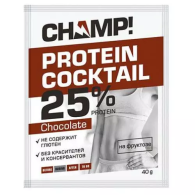 Коктейль "Champ" протеиновый шоколадный 40 г