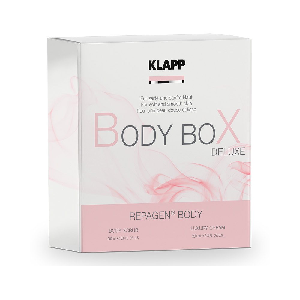 Klapp - Набор для ухода за телом Deluxe REPAGEN BODY - скраб для тела+люкс-крем для тела