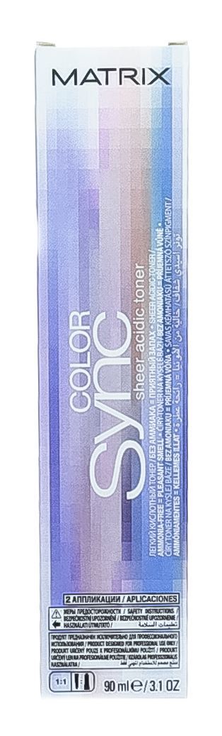 Matrix - Тонер легкий с кислым pH Прозрачный Нюд - Color Sync Sheer Acidic Toner, 60 мл