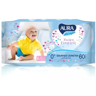 Влажные салфетки для детей Ultra Comfort 0+, 60 шт