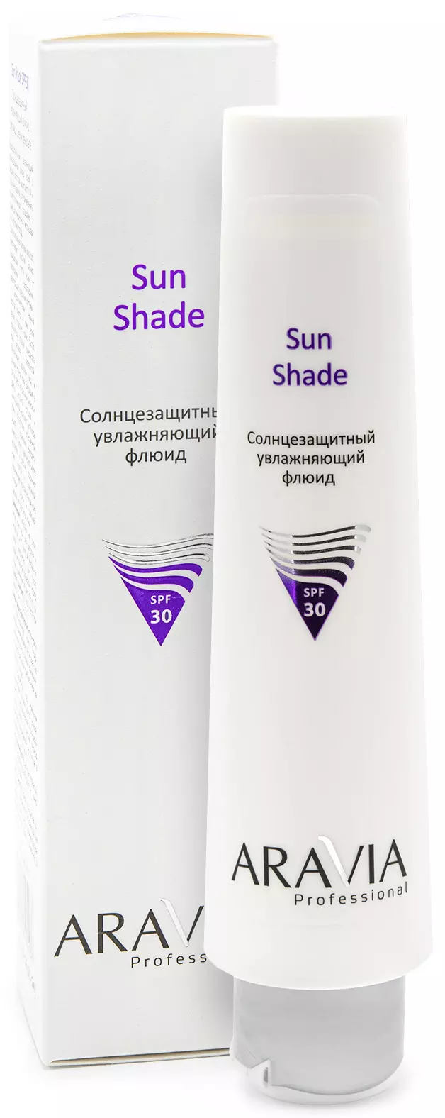 Aravia Professional Sun Shade SPF-30 - Флюид солнцезащитный увлажняющий для лица, 100 мл