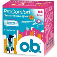 o.b. ProComfort Mini - Тампоны женские гигиенические, 8 шт o.b. ProComfort Mini - Тампоны женские гигиенические, 8 шт