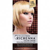 Richenna Color Cream 11 L - Крем-краска для волос с хной, яркий светлый блонд Richenna Color Cream 11 L - Крем-краска для волос с хной, яркий светлый блонд