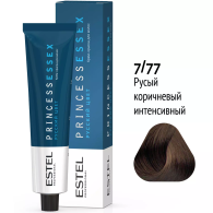 Крем-краска для волос Princess Essex, 7/77 Средне-русый коричневый интенсивный/капуччино, 60 мл