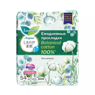 Женские гигиенические прокладки Botanical Cotton без запаха, 54 шт