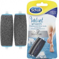 Scholl - Сменные насадки экстражесткие для электрической роликовой пилки, 2 шт Scholl - Сменные насадки экстражесткие для электрической роликовой пилки, 2 шт