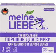 Универсальный стиральный порошок-концентрат для цветного и белого белья, 1 кг