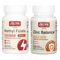Набор: метилфолат 60 капсул х 400 мкг + цинк баланс 100 капсул