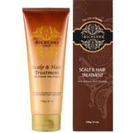 Richenna Gold Scalpe And Hair Treatment - Восстанавливающая маска для волос и кожи головы с хной, 230 мл. Richenna Gold Scalpe And Hair Treatment - Восстанавливающая маска для волос и кожи головы с хной, 230 мл.