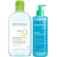 Набор очищающий: гель 400 мл + мицеллярная вода 500 мл