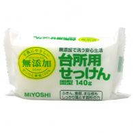 Miyoshi - Мыло для стирки и применения на кухне, на основе натуральных компонентов, 140 г Miyoshi - Мыло для стирки и применения на кухне, на основе натуральных компонентов, 140 г