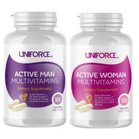 Набор мультивитаминов: Active Woman 100 капсул + Active Man 100 капсул