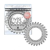 Invisibobble Power Crystal Clear - Резинка-браслет для волос, цвет прозрачный, 3 шт