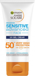 Garnier - Гель-крем солнцезащитный SPF 50+ - Amber solaire, 50 мл Garnier - Гель-крем солнцезащитный SPF 50+ - Amber solaire, 50 мл