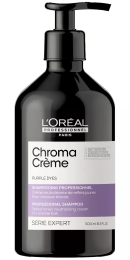 Шампунь-крем Chroma Creme с фиолетовым пигментом для нейтрализации желтизны очень светлых волос, 500 мл